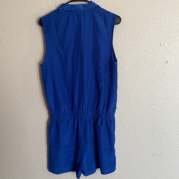 NWT Wayf royal blue collard romper - Picture 7 of 8